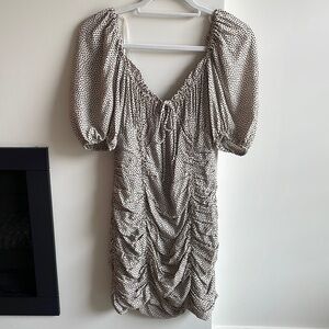 Polka dot dress from Zara